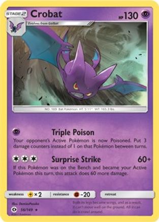 Crobat - 56/149 (Cosmos Holo) 56 - Blister Exclusives Holofoil - Poke-Collect