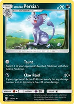 Alolan Persian - 79/149 (Cosmos Holo) 79 - Blister Exclusives Holofoil - Poke-Collect