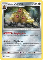 Alolan Dugtrio - 87/149 (Cosmos Holo) 87 - Blister Exclusives Holofoil - Poke-Collect