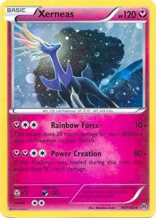 Xerneas - 107/162 (Cosmos Holo) 107 - Blister Exclusives Holofoil - Poke-Collect