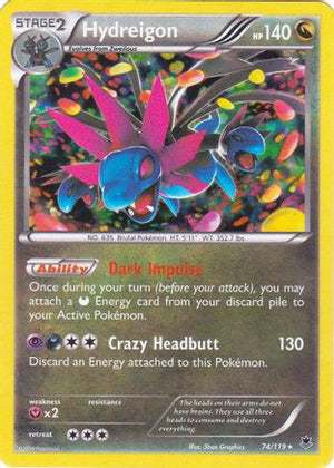 Hydreigon - 074/119 (Cosmos Holo) 74 - Blister Exclusives Holofoil - Poke-Collect