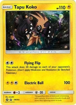 Tapu Koko SM30a/248 - SM Black Star Promos Holofoil - Poke-Collect