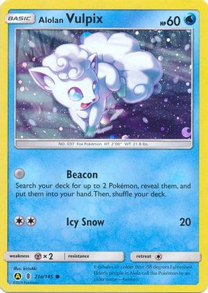 Alolan Vulpix - 21a/145 21a/145 - Alternate Art Promos Holofoil - Poke-Collect