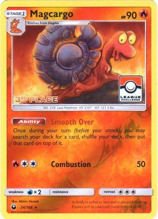 Magcargo - 24/168 (Pokemon League) [3rd Place] 24 - League & Championship Cards Reverse Holofoil - Poke-Collect