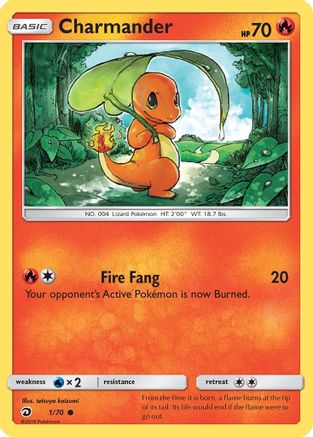 Charmander 1/70 - Dragon Majesty - Poke-Collect