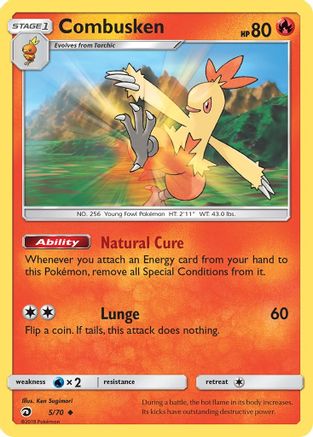 Combusken 5/70 - Dragon Majesty - Poke-Collect