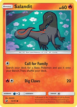 Salandit 13/70 - Dragon Majesty Reverse Holofoil - Poke-Collect