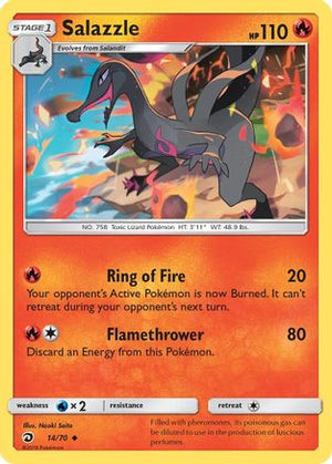 Salazzle 14/70 - Dragon Majesty - Poke-Collect