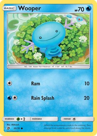 Wooper 25/70 - Dragon Majesty - Poke-Collect