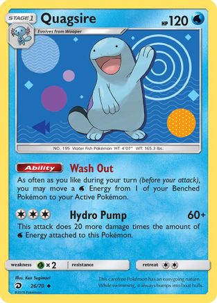 Quagsire 26/70 - Dragon Majesty - Poke-Collect