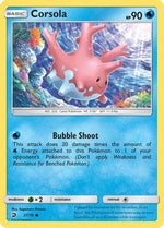Corsola 27/70 - Dragon Majesty Reverse Holofoil - Poke-Collect