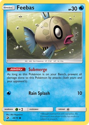 Feebas 28/70 - Dragon Majesty - Poke-Collect