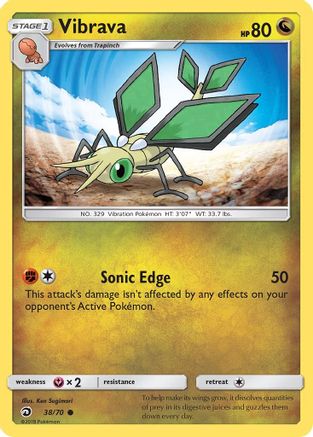Vibrava 38/70 - Dragon Majesty - Poke-Collect