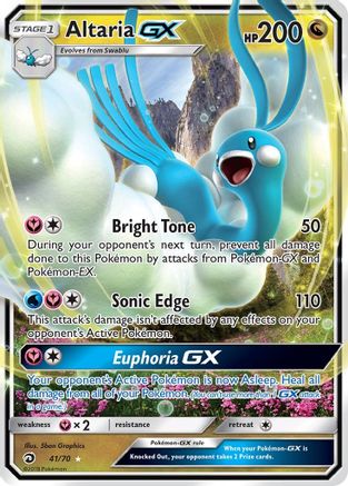 Altaria GX 41/70 - Dragon Majesty Holofoil - Poke-Collect