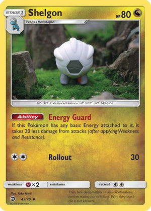 Shelgon 43/70 - Dragon Majesty Reverse Holofoil - Poke-Collect