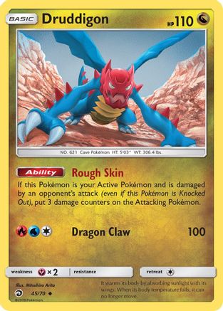 Druddigon 45/70 - Dragon Majesty - Poke-Collect