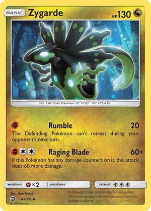 Zygarde 49/70 - Dragon Majesty Reverse Holofoil - Poke-Collect
