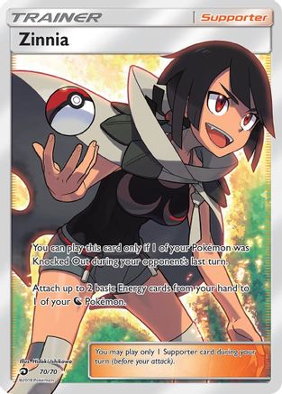 Zinnia 70/70 - Dragon Majesty Holofoil - Poke-Collect