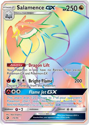 Salamence GX (Secret) 73/70 - Dragon Majesty Holofoil - Poke-Collect