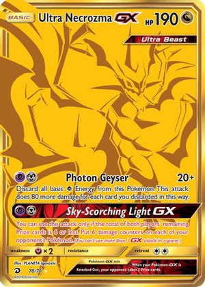 Ultra Necrozma-GX 78/70 - Dragon Majesty Holofoil - Poke-Collect