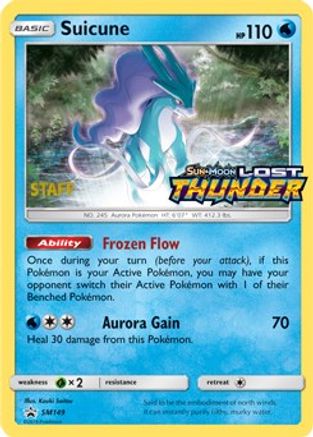 Suicune - SM149 (Prerelease) [Staff] SM149 - SM Promos Holofoil - Poke-Collect