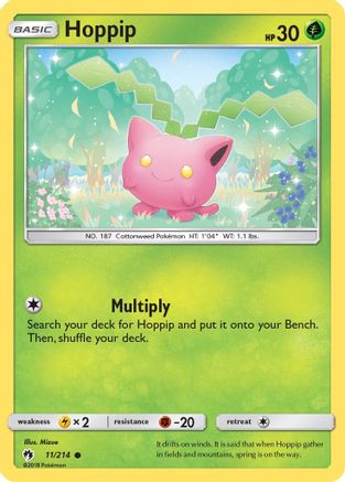 Hoppip (11) 11/214 - SM  Lost Thunder - Poke-Collect