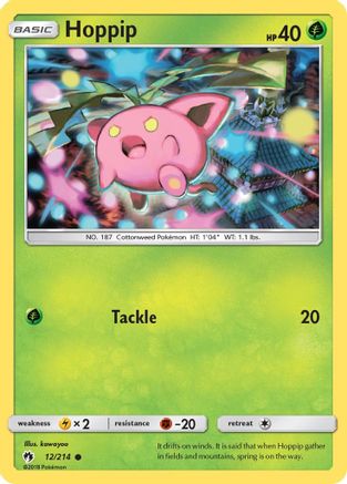 Hoppip (12) 12/214 - SM  Lost Thunder - Poke-Collect