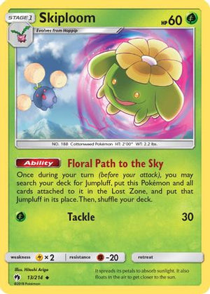Skiploom 13/214 - Lost Thunder - Poke-Collect
