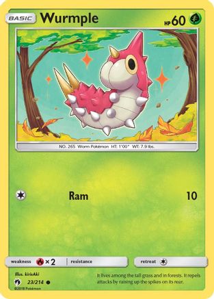 Wurmple 23/214 - Lost Thunder - Poke-Collect