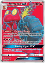 Magcargo GX (Full Art) 198/214 - SM  Lost Thunder Holofoil - Poke-Collect