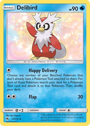 Delibird 57/214 - SM  Lost Thunder - Poke-Collect