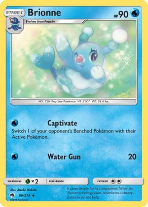 Brionne 66/214 - SM  Lost Thunder Reverse Holofoil - Poke-Collect