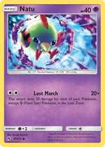Natu 87/214 - SM  Lost Thunder Reverse Holofoil - Poke-Collect