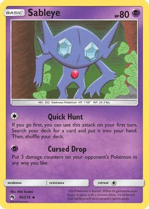 Sableye 96/214 - SM  Lost Thunder - Poke-Collect