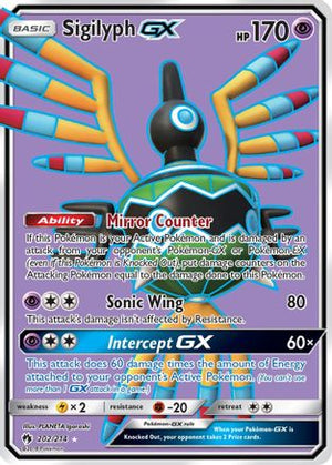 Sigilyph GX (Full Art) 202/214 - SM  Lost Thunder Holofoil - Poke-Collect