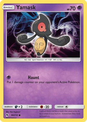 Yamask 99/214 - Lost Thunder Reverse Holofoil