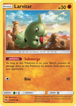 Larvitar (114) 114/214 - SM  Lost Thunder Reverse Holofoil - Poke-Collect