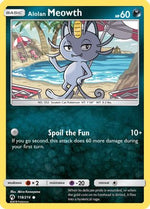 Alolan Meowth 118/214 - SM  Lost Thunder Reverse Holofoil - Poke-Collect