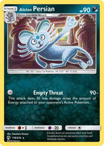 Alolan Persian 119/214 - SM  Lost Thunder Reverse Holofoil - Poke-Collect
