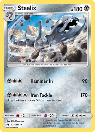 Steelix 125/214 - Lost Thunder - Poke-Collect