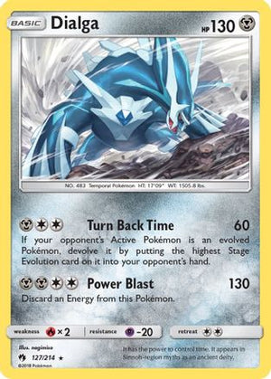 Dialga 127/214 - SM  Lost Thunder Reverse Holofoil - Poke-Collect