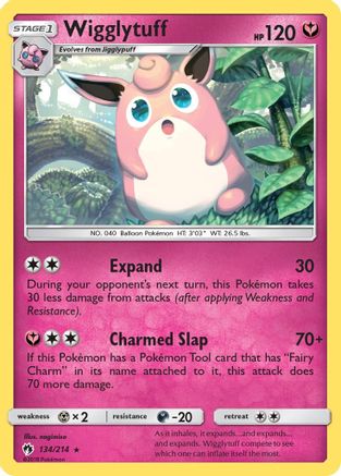 Wigglytuff 134/214 - Lost Thunder - Poke-Collect
