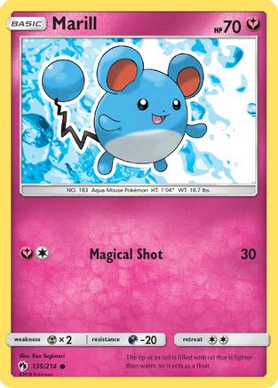 Marill 135/214 - SM  Lost Thunder - Poke-Collect