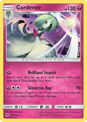 Gardevoir 141/214 - SM  Lost Thunder Reverse Holofoil - Poke-Collect