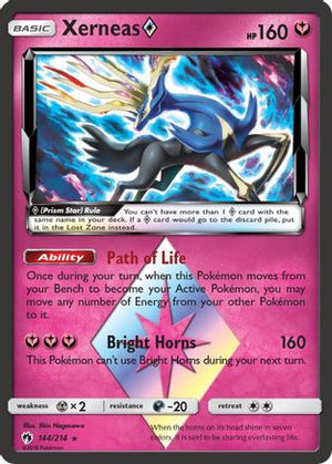 Xerneas ◇ 144/214 - Lost Thunder Holofoil - Poke-Collect