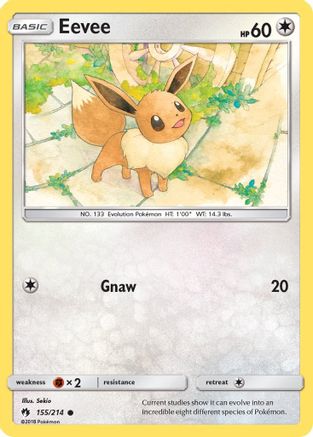 Eevee 155/214 - SM  Lost Thunder - Poke-Collect