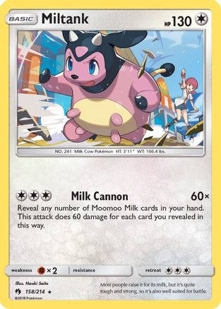 Miltank 158/214 - SM  Lost Thunder - Poke-Collect