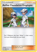 Aether Foundation Employee 168/214 - SM  Lost Thunder Reverse Holofoil - Poke-Collect