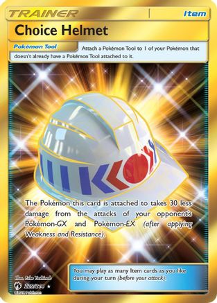 Choice Helmet (Secret) 229/214 - SM  Lost Thunder Holofoil - Poke-Collect