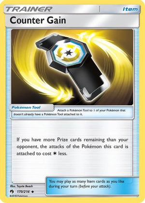 Counter Gain 170/214 - SM  Lost Thunder Reverse Holofoil - Poke-Collect
